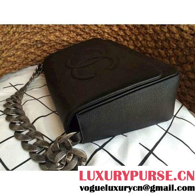 Chanel Flap Bag With A CC signature In Black (1a086-081402 )