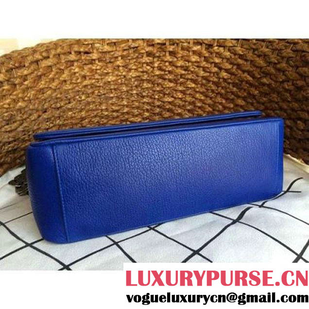 Chanel Flap Bag With A CC signature In Royal Blue (1a086-081403 )