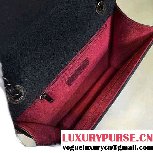 Chanel Lambksin Flap Bag Embellished With A Ribbon Piping Pre Fall-Winter 2015 (2A143-091401 )