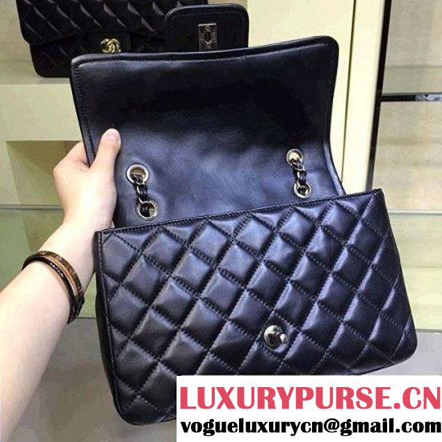 Chanel Lambskin Flap Bag A90919 Black Pre Fall-Winter 2015/16 (2A143-091404 )