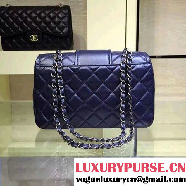 Chanel Lambskin Flap Bag A90919 Royal Blue Pre Fall-Winter 2015/16 (2A143-091405 )