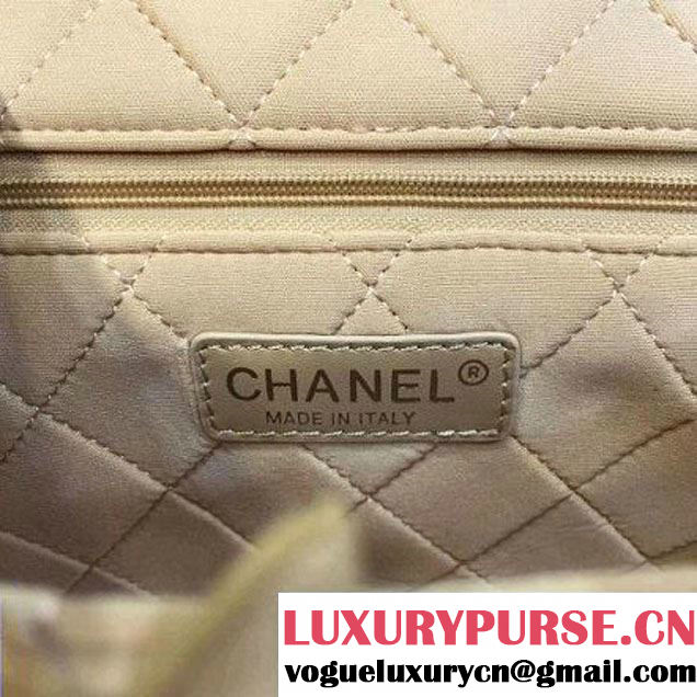 Chanel Floral Applique 3D Flap Bag Beige - Cruise 2015 (2A143-091411 )