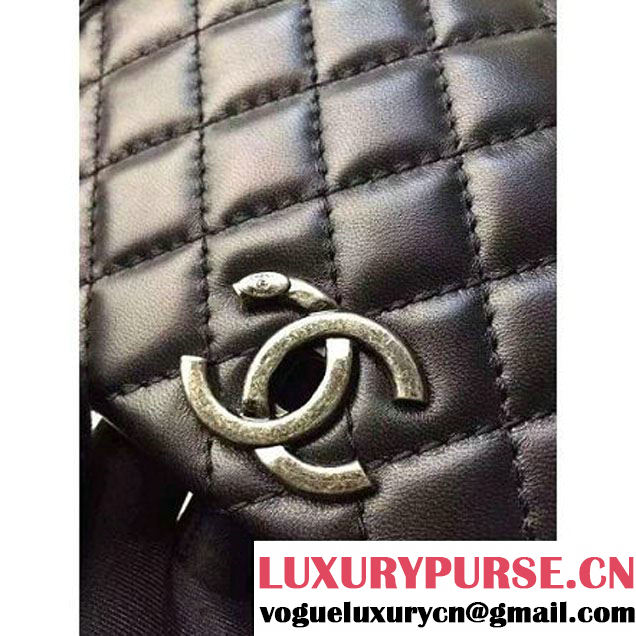 Chanel Lambskin Small Flap Bag Embellished With Handle Pre Fall-Winter 2015 (2A136-091504 )