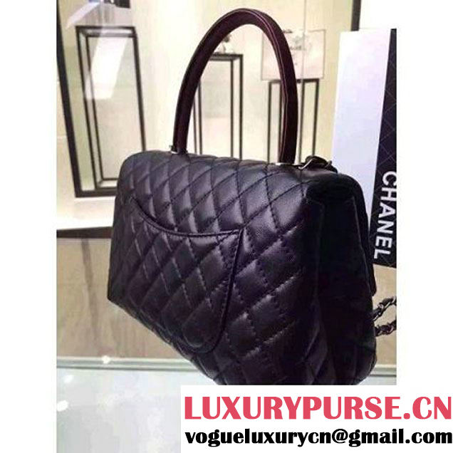 Chanel Lambskin Small Flap Bag Embellished With Handle Pre Fall-Winter 2015 (2A136-091504 )
