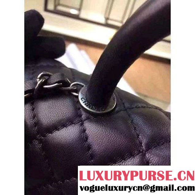 Chanel Lambskin Flap Bag Embellished With Handle Pre Fall-Winter 2015 (2A136-091505 )