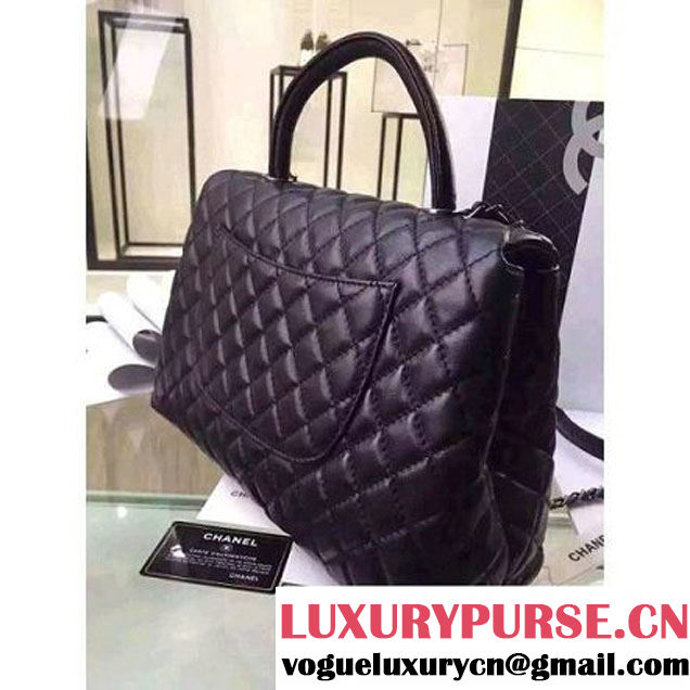 Chanel Lambskin Flap Bag Embellished With Handle Pre Fall-Winter 2015 (2A136-091505 )