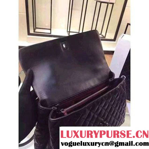 Chanel Lambskin Flap Bag Embellished With Handle Pre Fall-Winter 2015 (2A136-091505 )