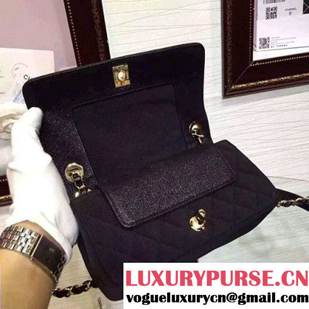 Chanel A93083 Small Grosgrain And Satin Flap Bag Fall-Winter 2015/16 (2A136-091806 )