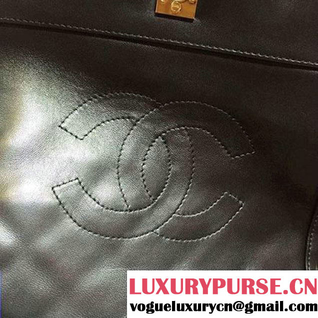 Chanel A93085 Iridescent Sheep Flap Bag With A Enamel CC Clasp Fall-Winter 2015/16 (2A136-091807 )