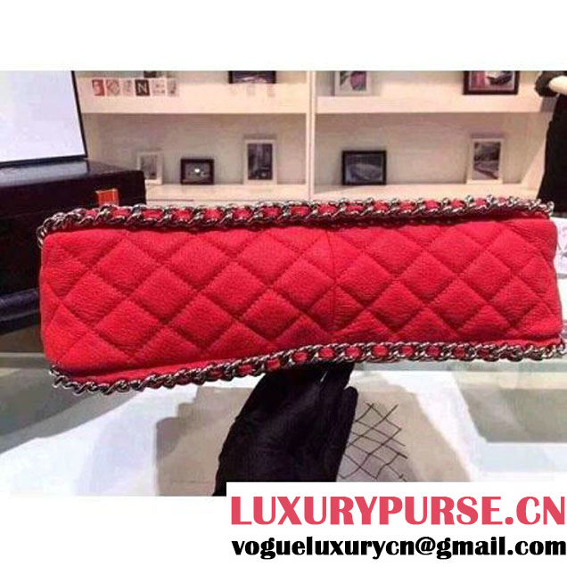 Chanel Chain Around Flap Bag Red (101034 )