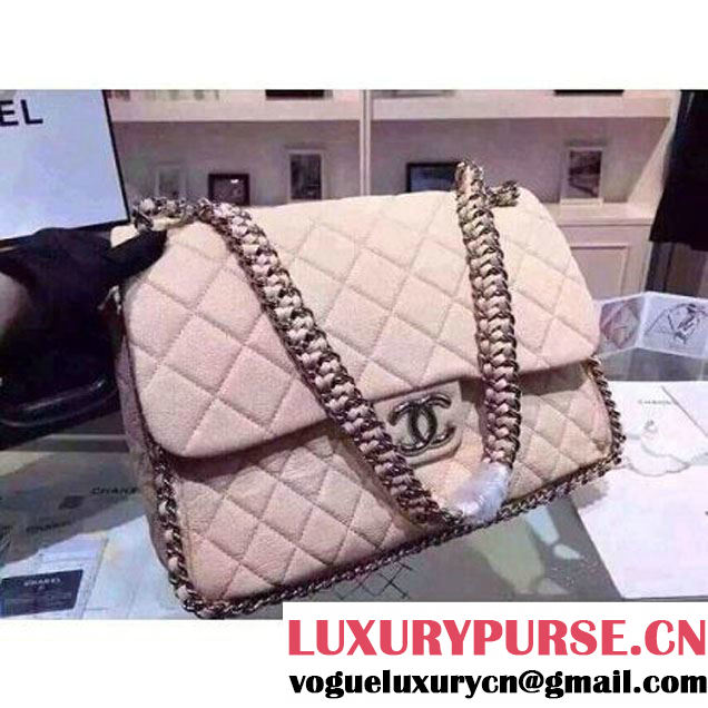 Chanel Chain Around Flap Bag Light Apricot (101036 )