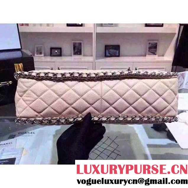 Chanel Chain Around Flap Bag Light Apricot (101036 )