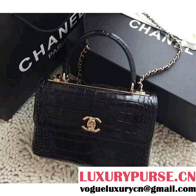 Chanel A93118 Alligator Flap Bag Fall-Winter 2015/16 (1A001-101421 )