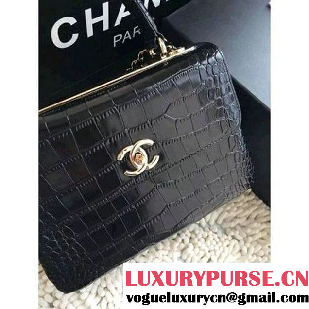 Chanel A93118 Alligator Flap Bag Fall-Winter 2015/16 (1A001-101421 )