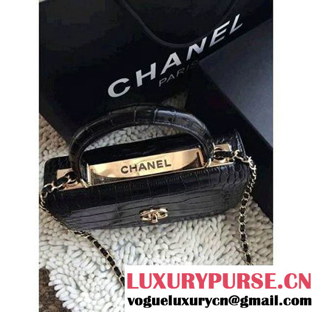 Chanel A93118 Alligator Flap Bag Fall-Winter 2015/16 (1A001-101421 )