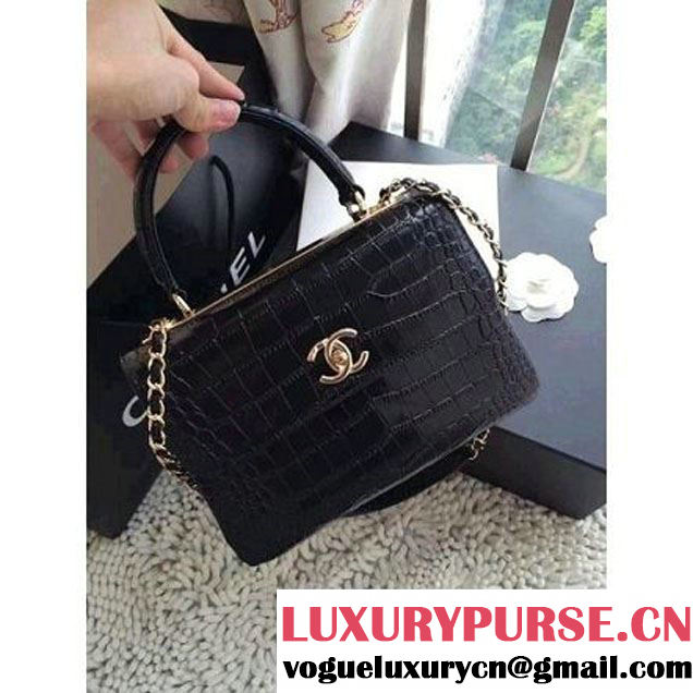 Chanel A93118 Alligator Flap Bag Fall-Winter 2015/16 (1A001-101421 )