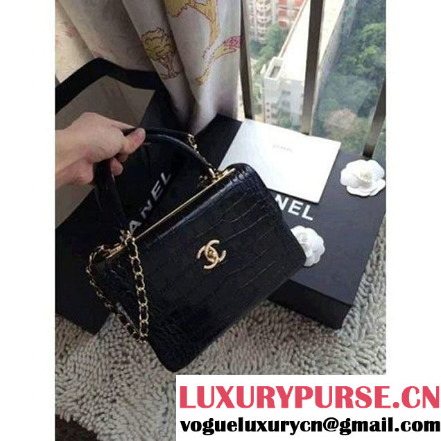 Chanel A93118 Alligator Flap Bag Fall-Winter 2015/16 (1A001-101421 )