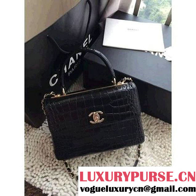 Chanel A93118 Alligator Flap Bag Fall-Winter 2015/16 (1A001-101421 )