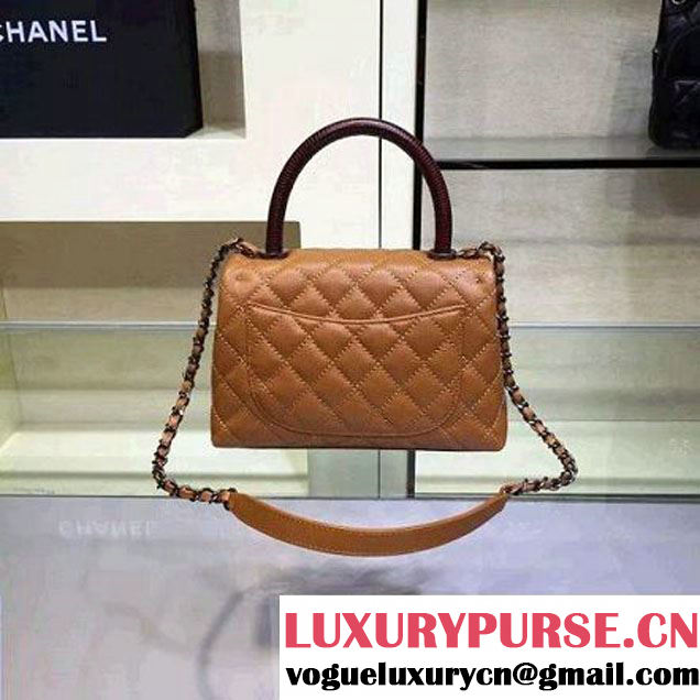 Chanel Small Yellow Caviar Calfskin Flap Bag Pre Fall-Winter 2015 (2A143-102908 )