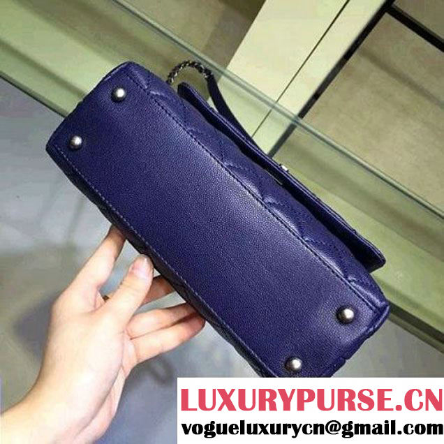 Chanel Small Navy Caviar Calfskin Flap Bag Pre Fall-Winter 2015 (2A143-102911 )