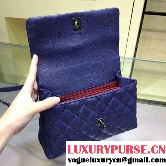 Chanel Small Navy Caviar Calfskin Flap Bag Pre Fall-Winter 2015 (2A143-102911 )