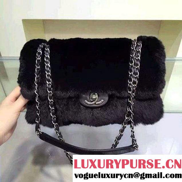 Chanel Orylag Fur And Lambskin Flap Bag Pre F/W 2015 (2A143-110910 )