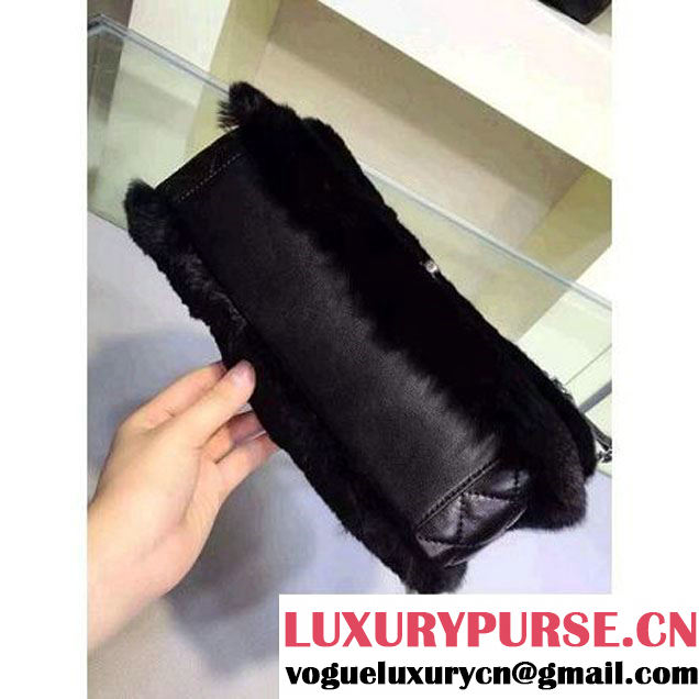 Chanel Orylag Fur And Lambskin Flap Bag Pre F/W 2015 (2A143-110910 )