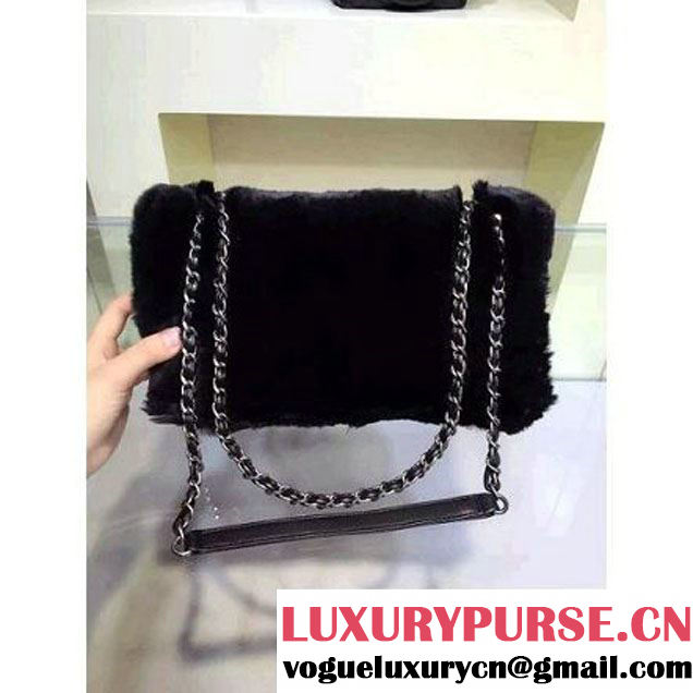 Chanel Orylag Fur And Lambskin Flap Bag Pre F/W 2015 (2A143-110910 )