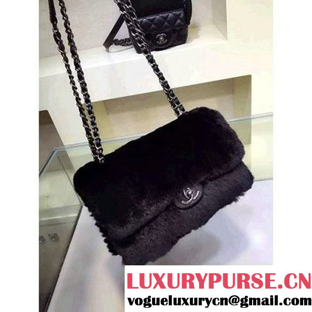 Chanel Orylag Fur And Lambskin Flap Bag Pre F/W 2015 (2A143-110910 )