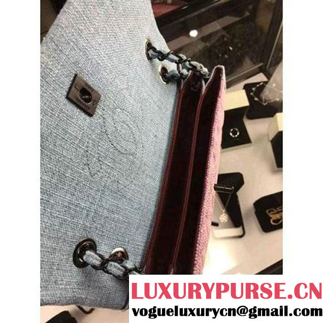 Chanel Two-tone Tweed Flap Bag Cruise 2016 (2a143-112516 )