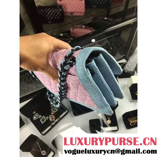 Chanel Two-tone Tweed Flap Bag Cruise 2016 (2a143-112516 )