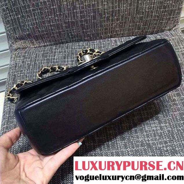 Chanel Quilting Lambskin Flap Bag In Black (FTH-121603 )