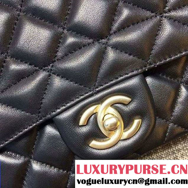 Chanel Quilting Lambskin Flap Bag In Black (FTH-121603 )