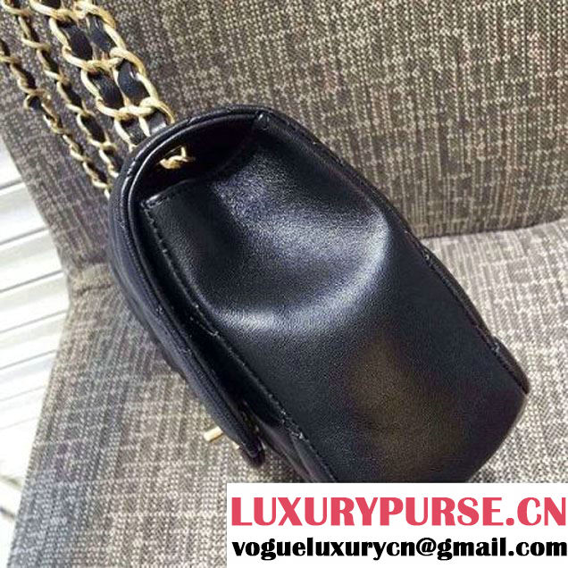 Chanel Quilting Lambskin Flap Bag In Black (FTH-121603 )