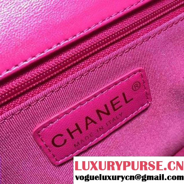 Chanel Quilting Lambskin Flap Bag In Rosy (FTH-121604 )
