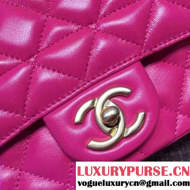 Chanel Quilting Lambskin Flap Bag In Rosy (FTH-121604 )