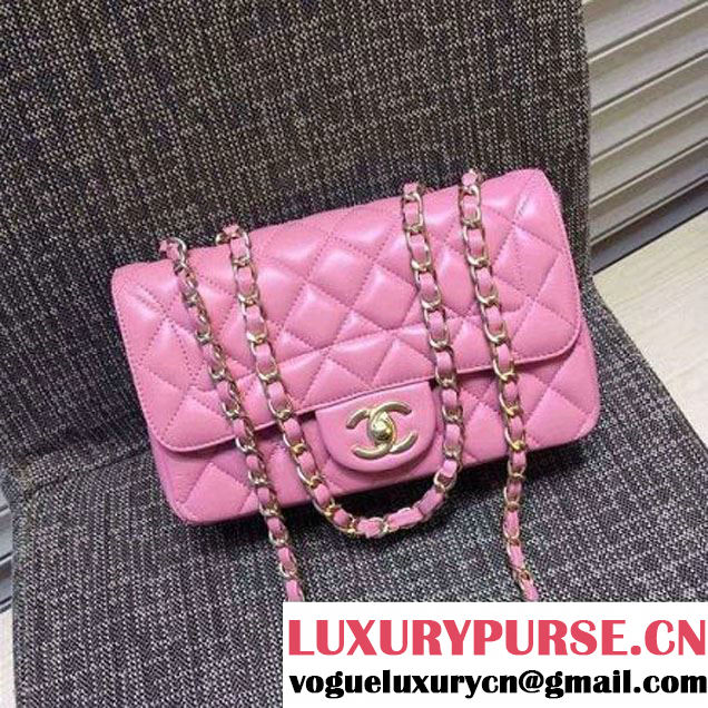 Chanel Quilting Lambskin Flap Bag In Pink (FTH-121605 )