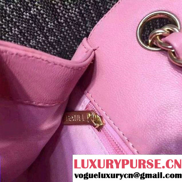 Chanel Quilting Lambskin Flap Bag In Pink (FTH-121605 )