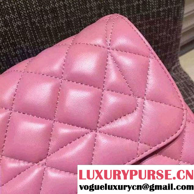 Chanel Quilting Lambskin Flap Bag In Pink (FTH-121605 )