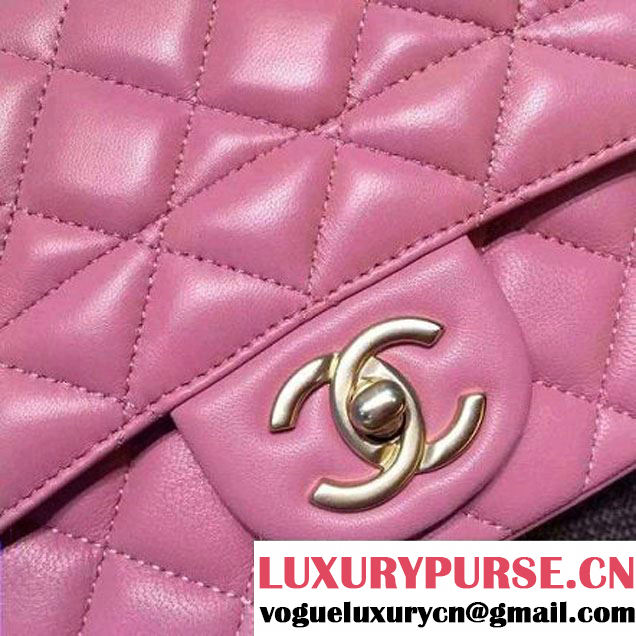Chanel Quilting Lambskin Flap Bag In Pink (FTH-121605 )