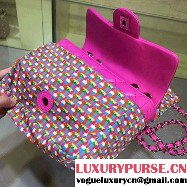 Chanel Rubber Flap Bag With A Removable Raincoat Rosy Cruise 2016 (2A143-122118 )