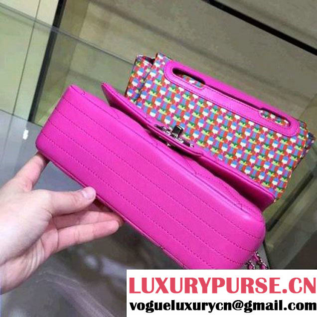 Chanel Rubber Flap Bag With A Removable Raincoat Rosy Cruise 2016 (2A143-122118 )