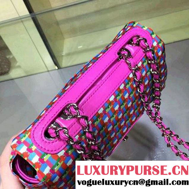 Chanel Rubber Flap Bag With A Removable Raincoat Rosy Cruise 2016 (2A143-122118 )