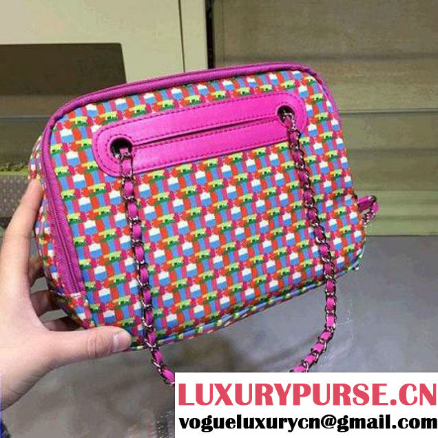 Chanel Rubber Camera Case With A Removable Raincoat Rosy Cruise 2016 (2A143-122120 )