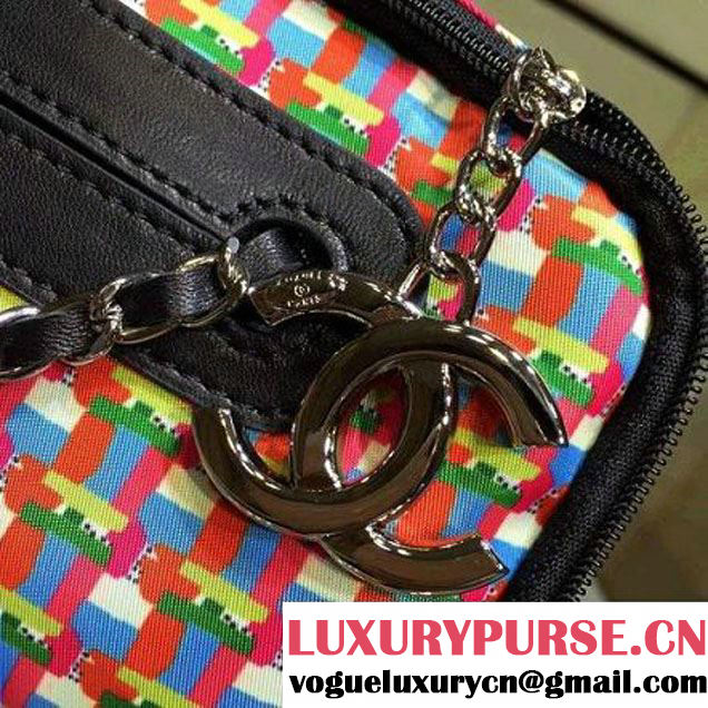 Chanel Rubber Camera Case With A Removable Raincoat Black Cruise 2016 (2A143-122121 )