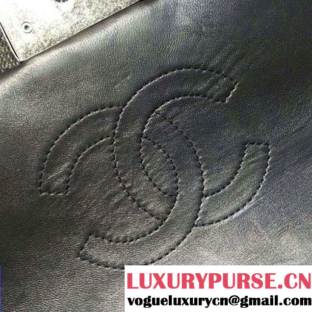 Chanel Medium Lambskin Flap Bag Adorned With A Waist Chain Black Cruise 2016 (FTH-122310 )