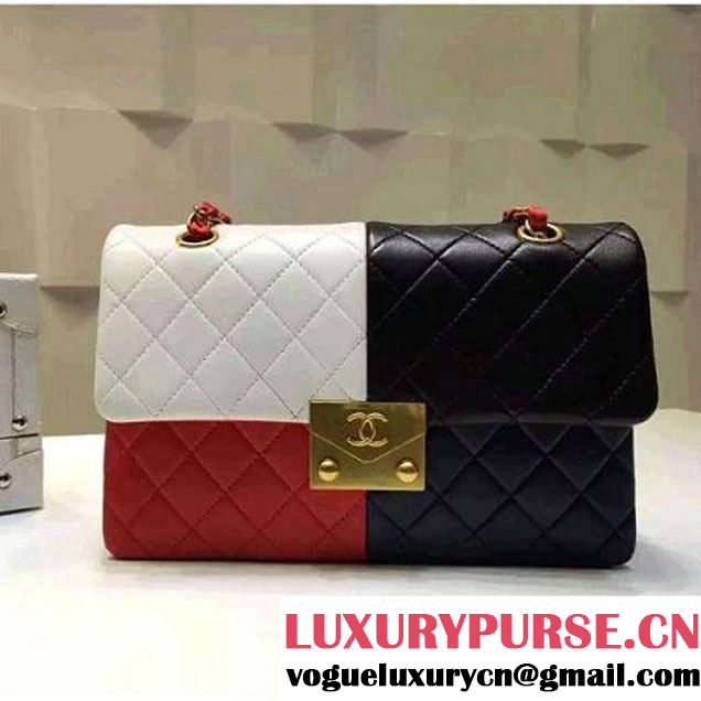 Chanel Multicolor Lambskin Flap Bag Cruise 2016 (2A057-122312 )