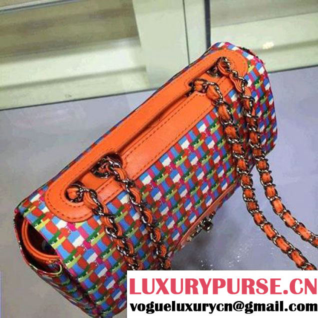Chanel Rubber Flap Bag With A Removable Raincoat Orange Cruise 2016 (2A143-010402 )