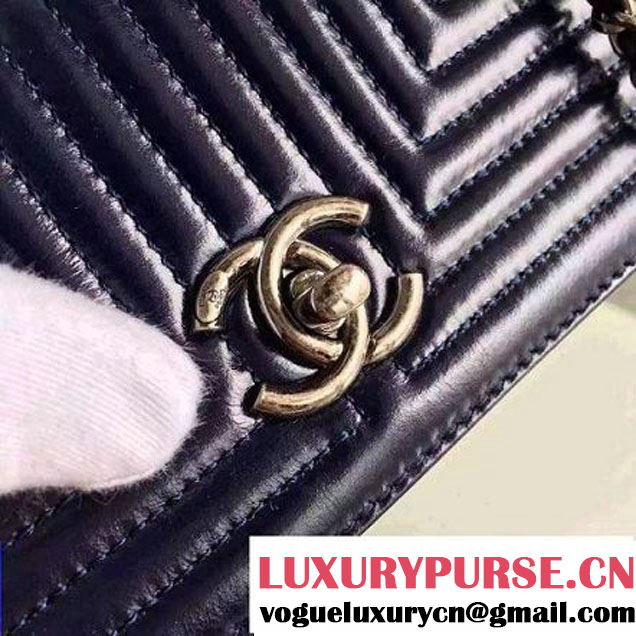Chanel Geometirc Wax Calfskin Flap Bag Deep Blue Spring 2016 (FTH-010413 )