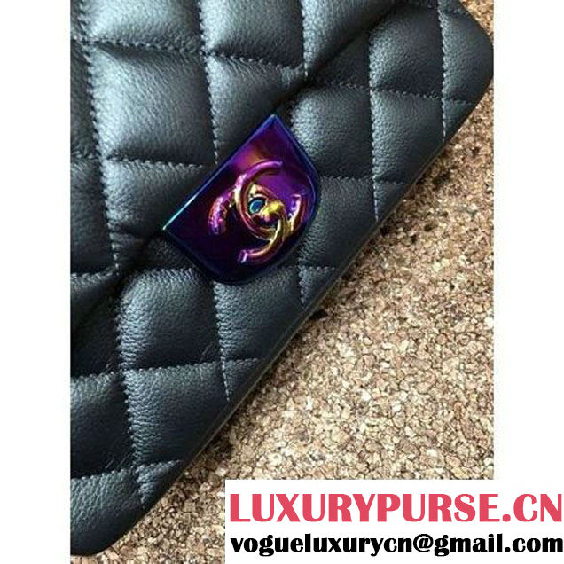 Chanel Iridescent Calfskin Flap Bag Adorned With A Waist Chain Kahki Cruise 2016 (MC-6011104 )